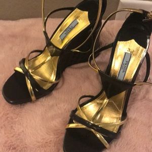 New Prada Sandals .  Never worn.  Size 10B.